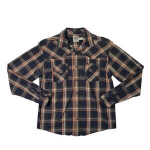 Cinch Shirt Mens XL Extra Large Plaid Pearl Snap Buttons Cowboy Western Rodeo